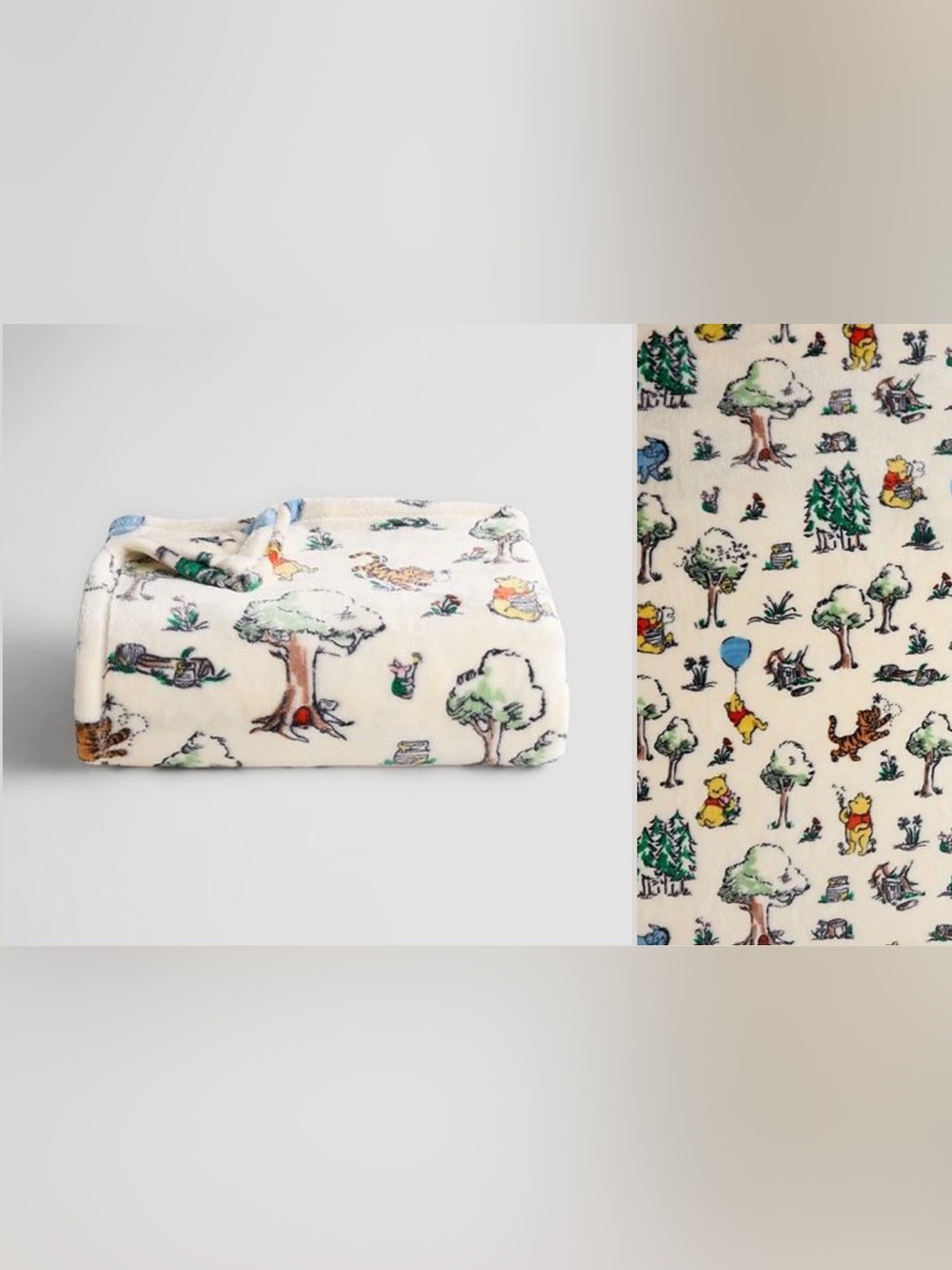 🆕🌳 THE BIG ONE DISNEY OVERSIZED SUPER SOFT PRINTED PLUSH THROW BLANKET. NEW!